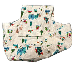 Festive‎ Holiday Print sheet bag